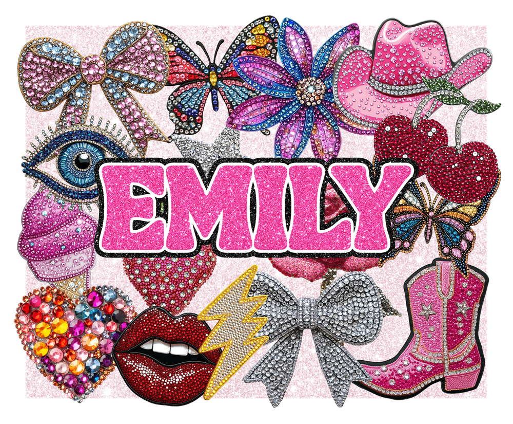 REMOVABLE WALL STICKERS-BEDAZZLED